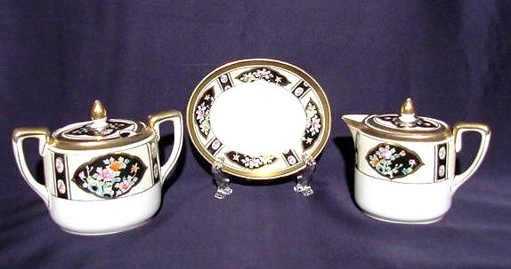Nippon Sugar, Creamer and Underplate