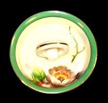 Noritake Ring Dish - Green