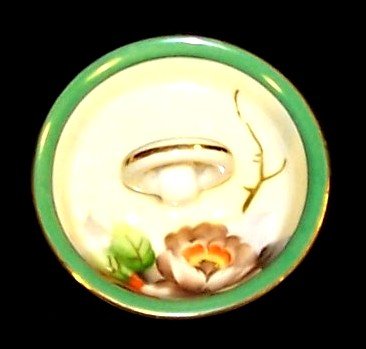 Noritake Ring Dish - Green