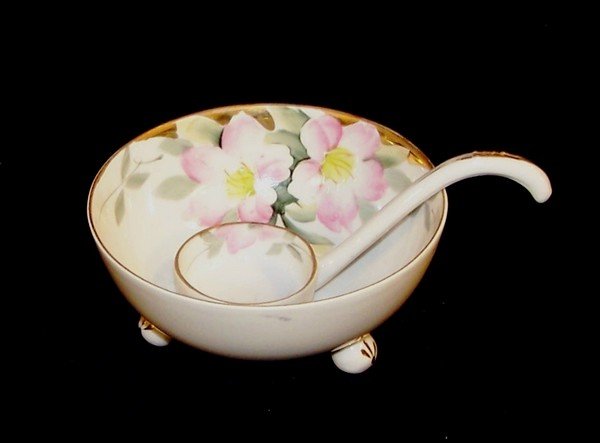 Noritake Azalea Mayo Bowl with Ladle