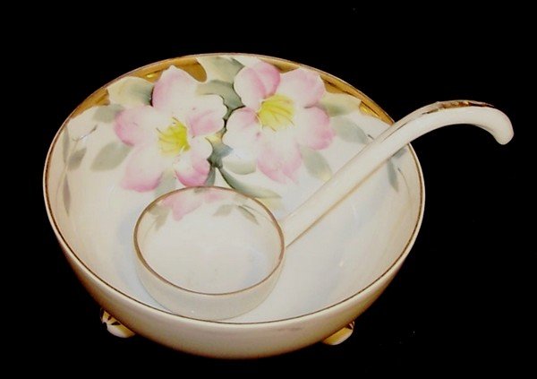 Noritake Azalea Mayo Bowl with Ladle