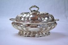 Gorham Chantilly Covered Sterling Silver Vegetable Dish (2 available)