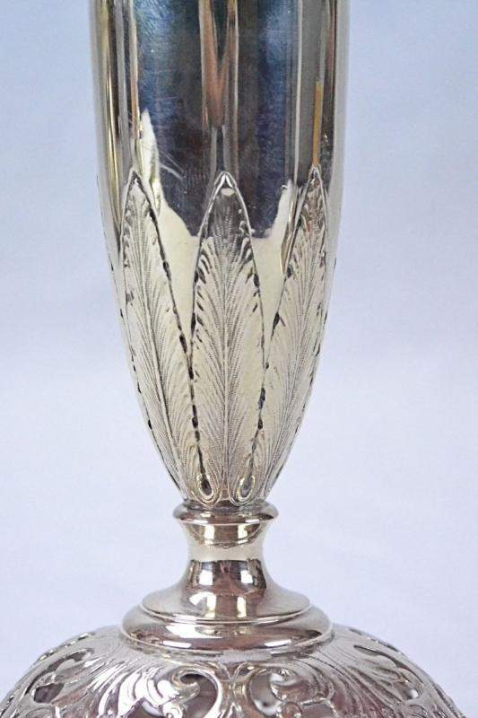Sterling & Welch Sterling Silver Art Nouveau Candelabra