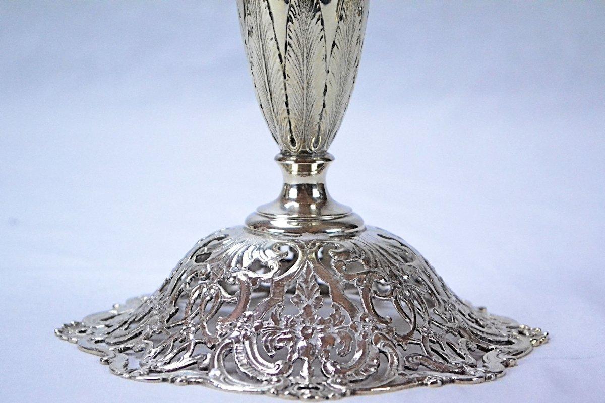 Sterling & Welch Sterling Silver Art Nouveau Candelabra