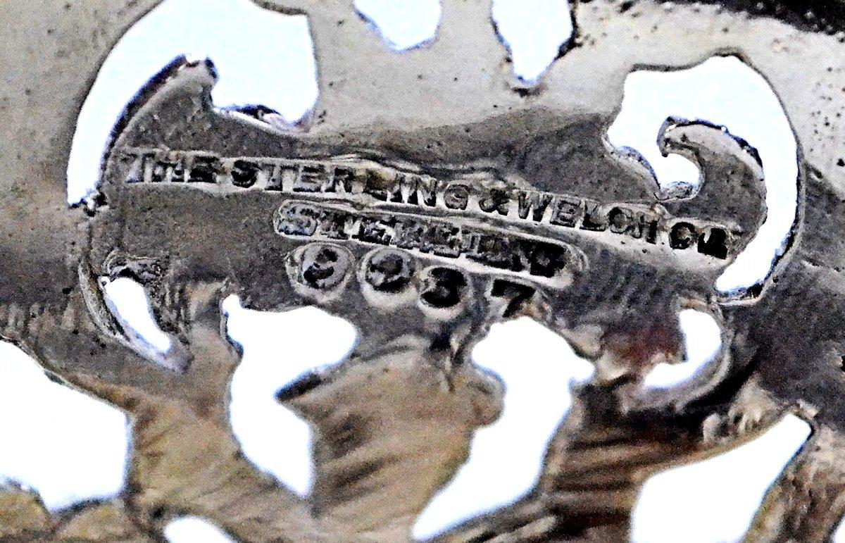 Sterling & Welch Sterling Silver Art Nouveau Candelabra