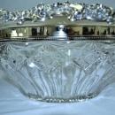 Redlich Sterling Silver Cut Glass Punch Bowl
