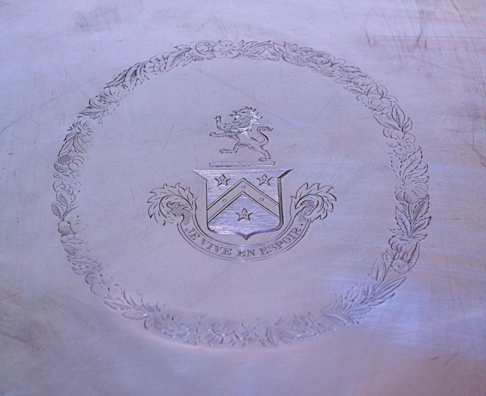 French Sterling Silver Waiter Tray