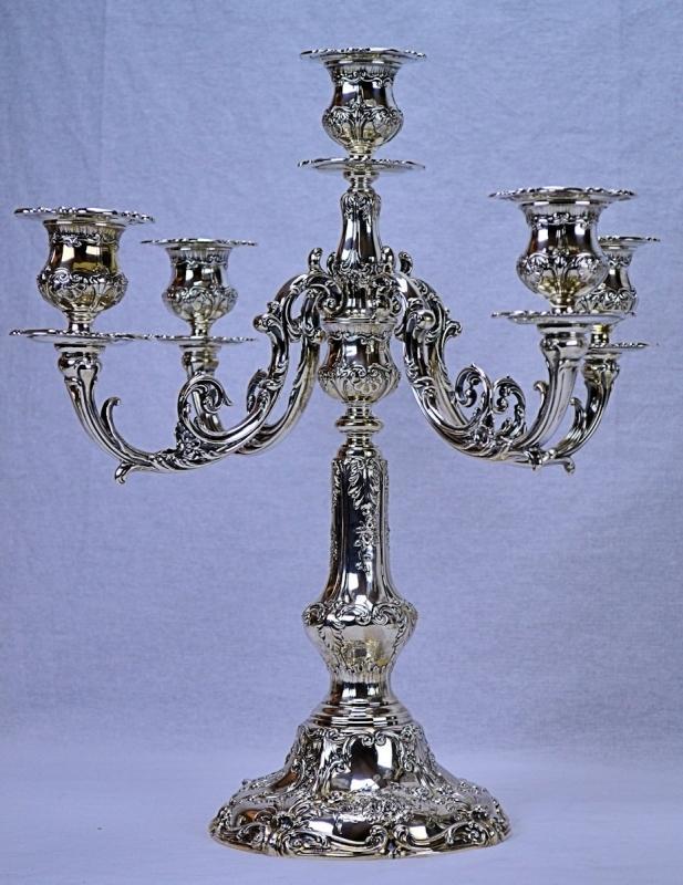 Gorham Chantilly Sterling Silver Candelabra (Pair)