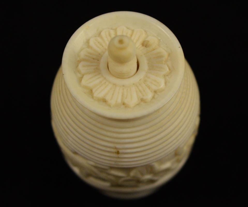 Antique Pre-Ban Ivory Sewing Collectible - Thread Holder