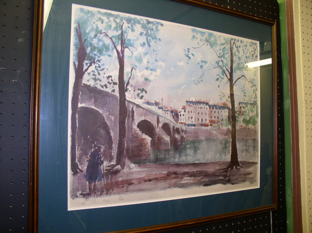 Guy de Neyrac Watercolor, Listed Artist