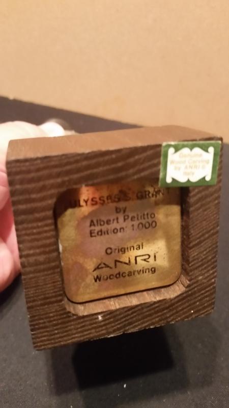 Anri Ulysses S Grant Hand Carved