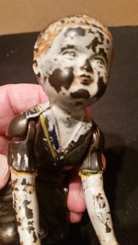 Ives Cast Iron Crawling Baby Vintage