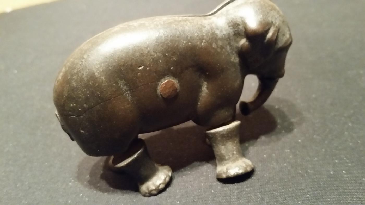 Ives Cast Iron Crawling Elephand 1873