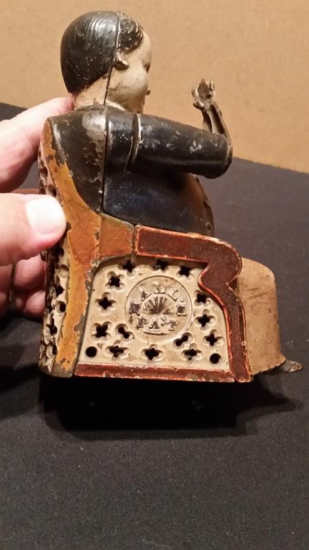 Mechanical Bank Tammany Cast IronvVintage