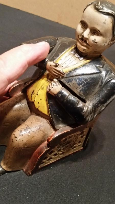Mechanical Bank Tammany Cast IronvVintage