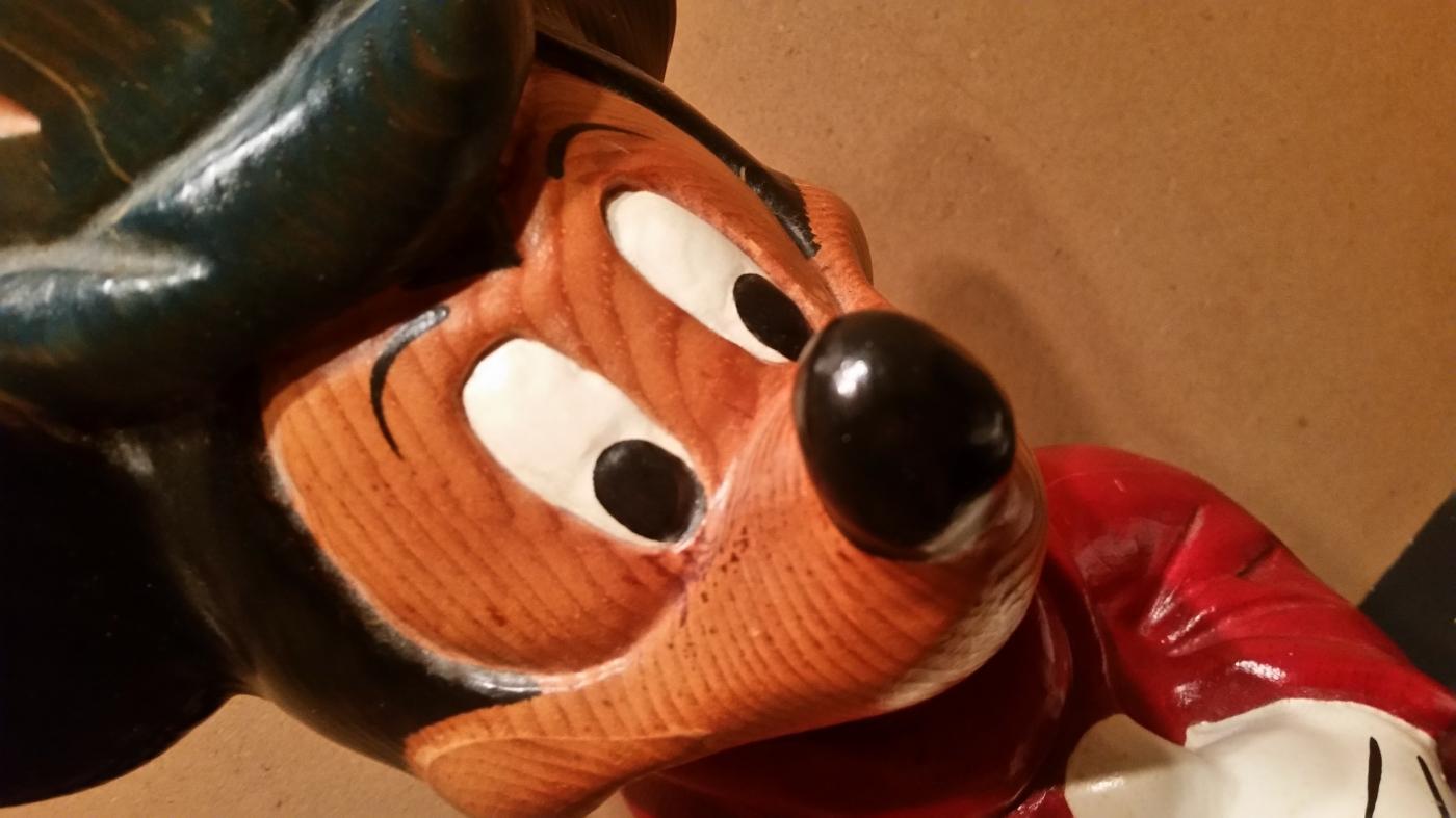 Mickey Mouse Sorcerer Hand Carved Wood