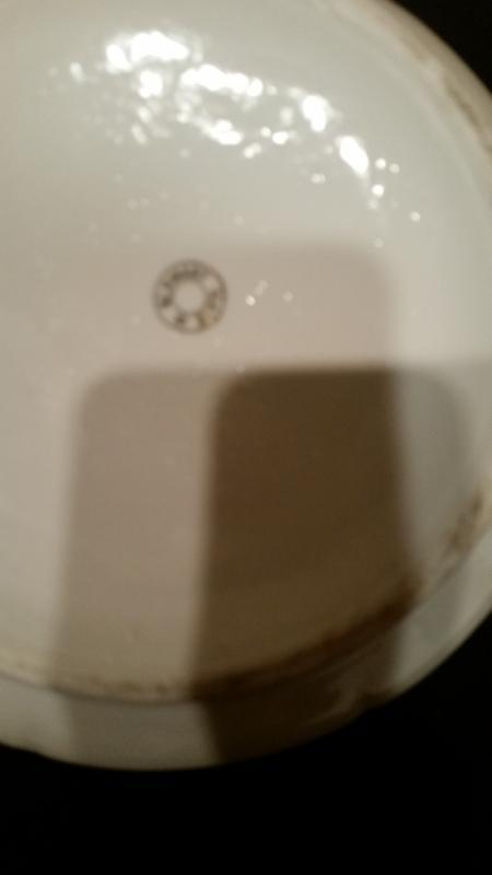 Spittoon Ladys German Porcelain