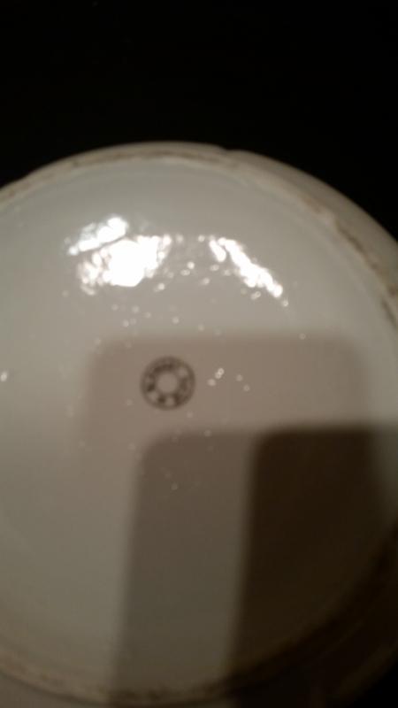 Spittoon Ladys German Porcelain