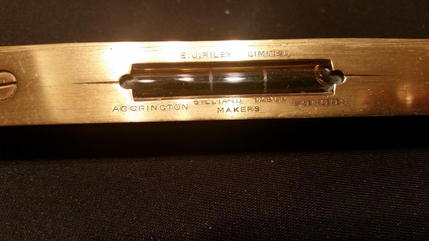Pool Table Billiards Level Brass 9 Inches