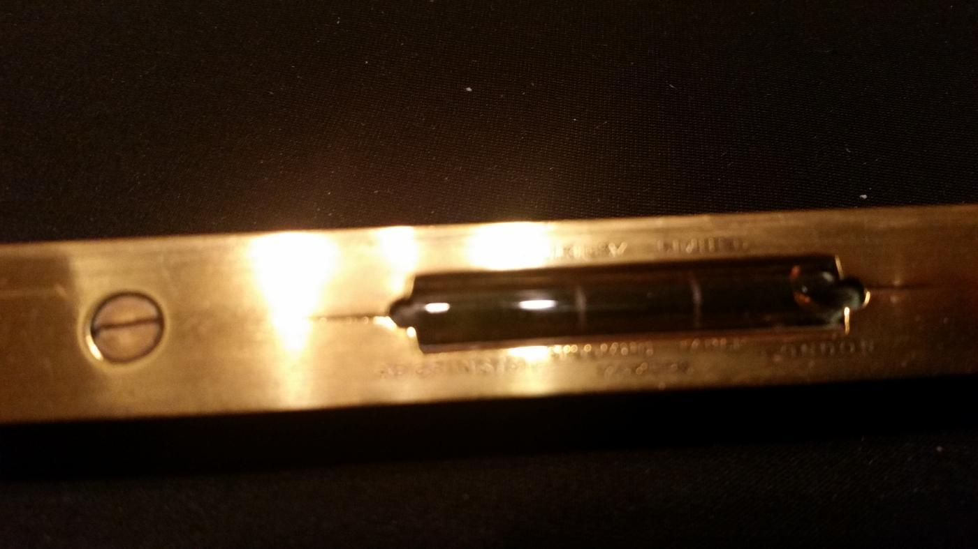 Pool Table Billiards Level Brass 9 Inches