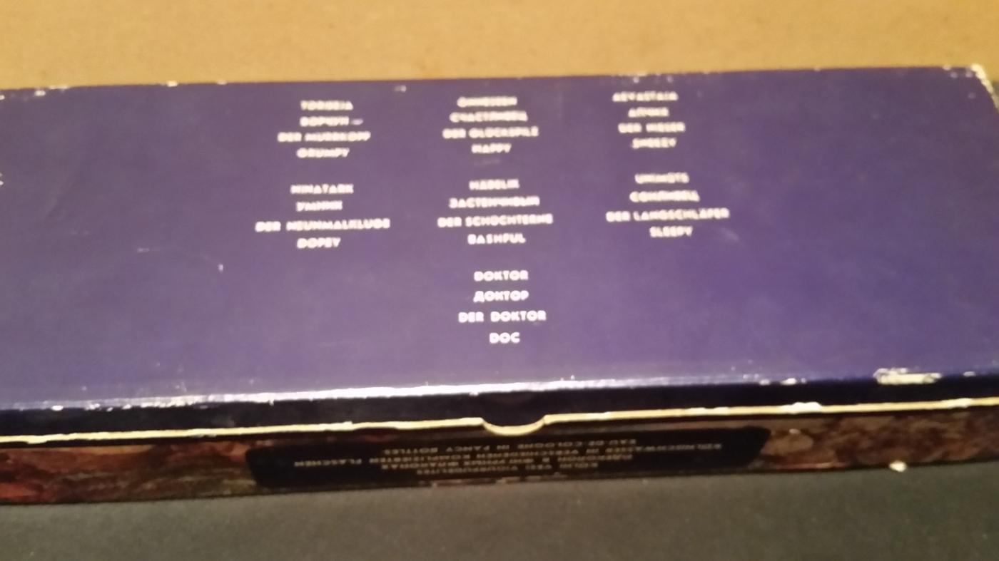 Disney Dwarfs Perfume Full w/Box Germany