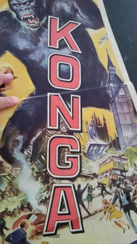 Movie Poster Insert 1961 Konga
