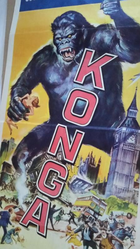 Movie Poster Insert 1961 Konga