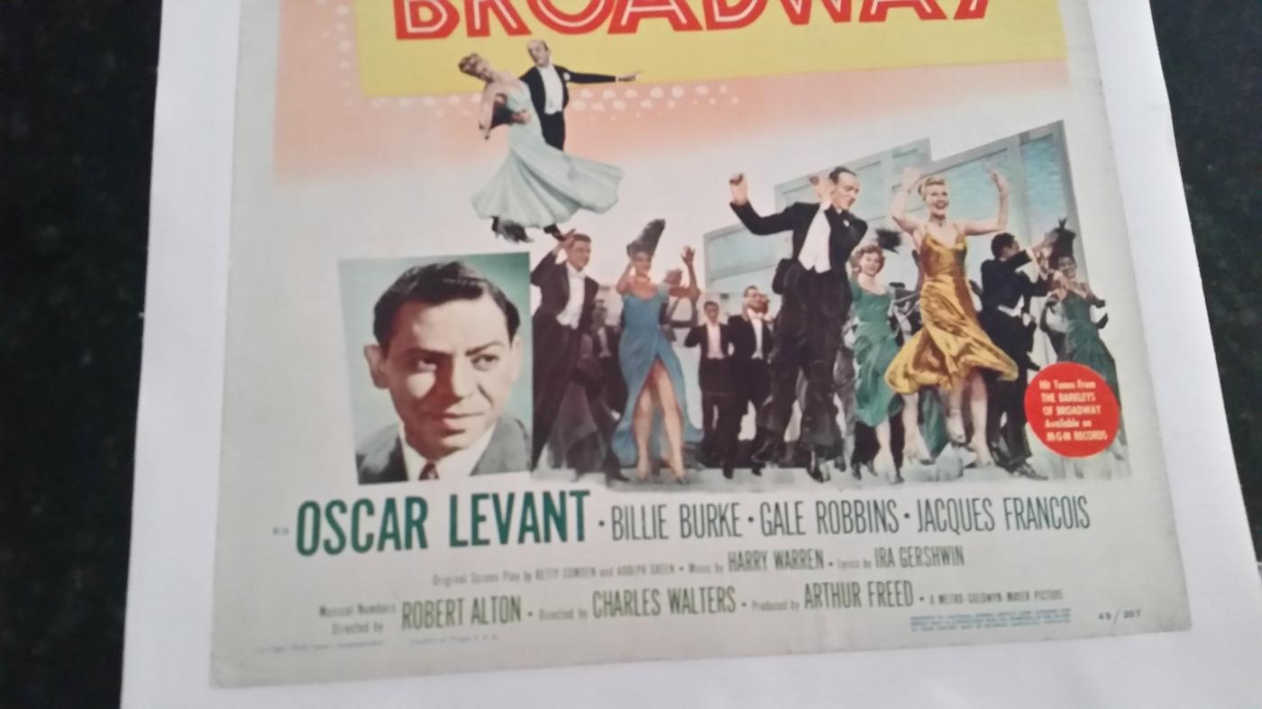 Movie Poster The Barakleys of Broadway Fred & Ginger