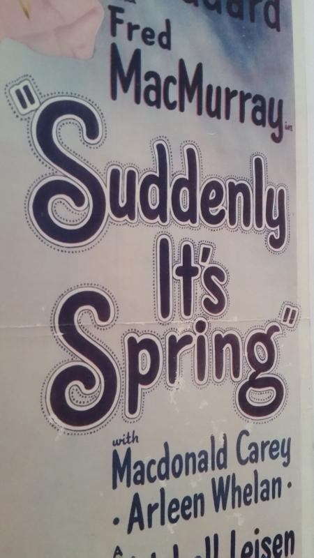 Movie Poster Suddenly it's Spring 1947 Vargas