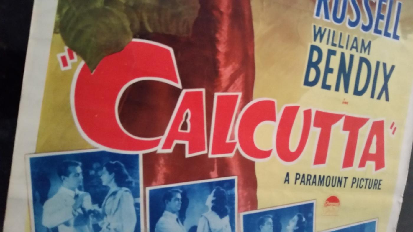 Movie Poster Calcutta 1946 Alan Ladd