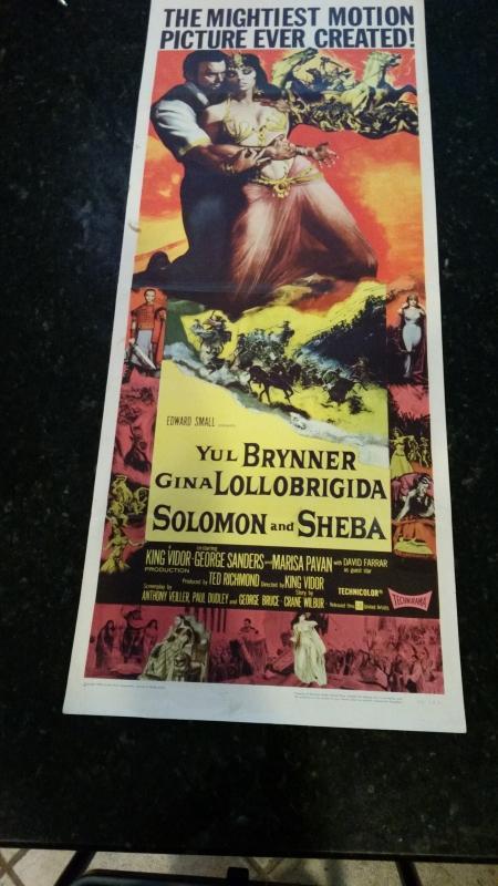 Movie Poster Solomon and Sheba 1959