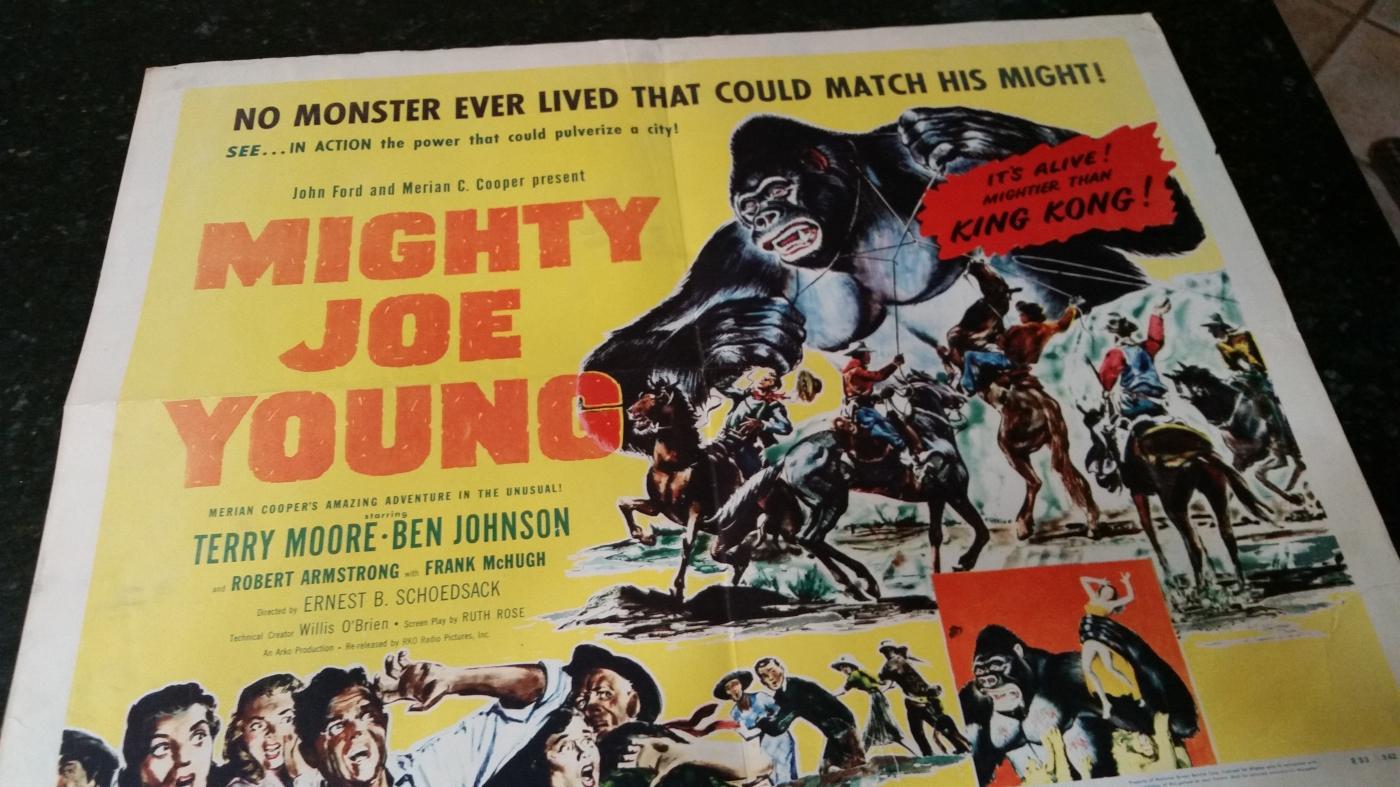Movie Poster Mighty Joe Young R-53 Original 1/2 Sheet