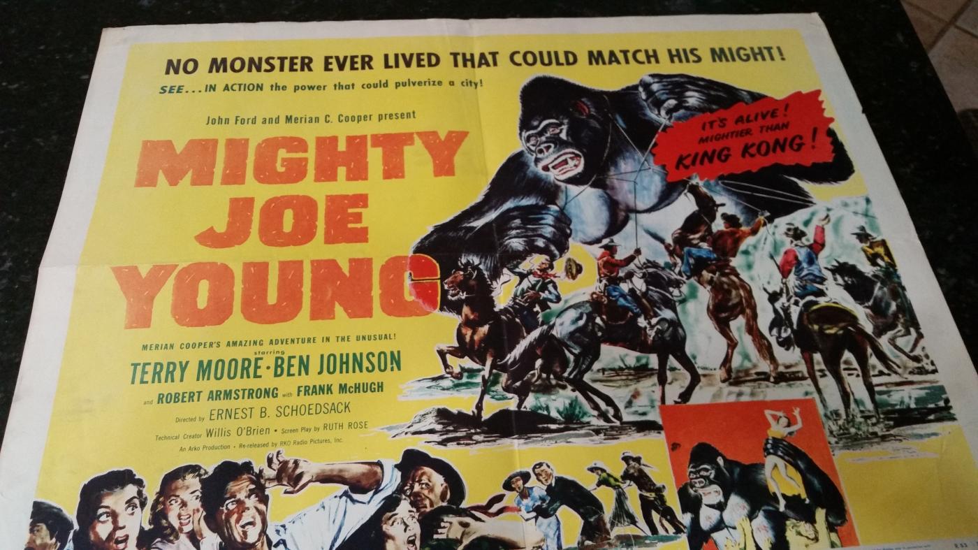 Movie Poster Mighty Joe Young R-53 Original 1/2 Sheet