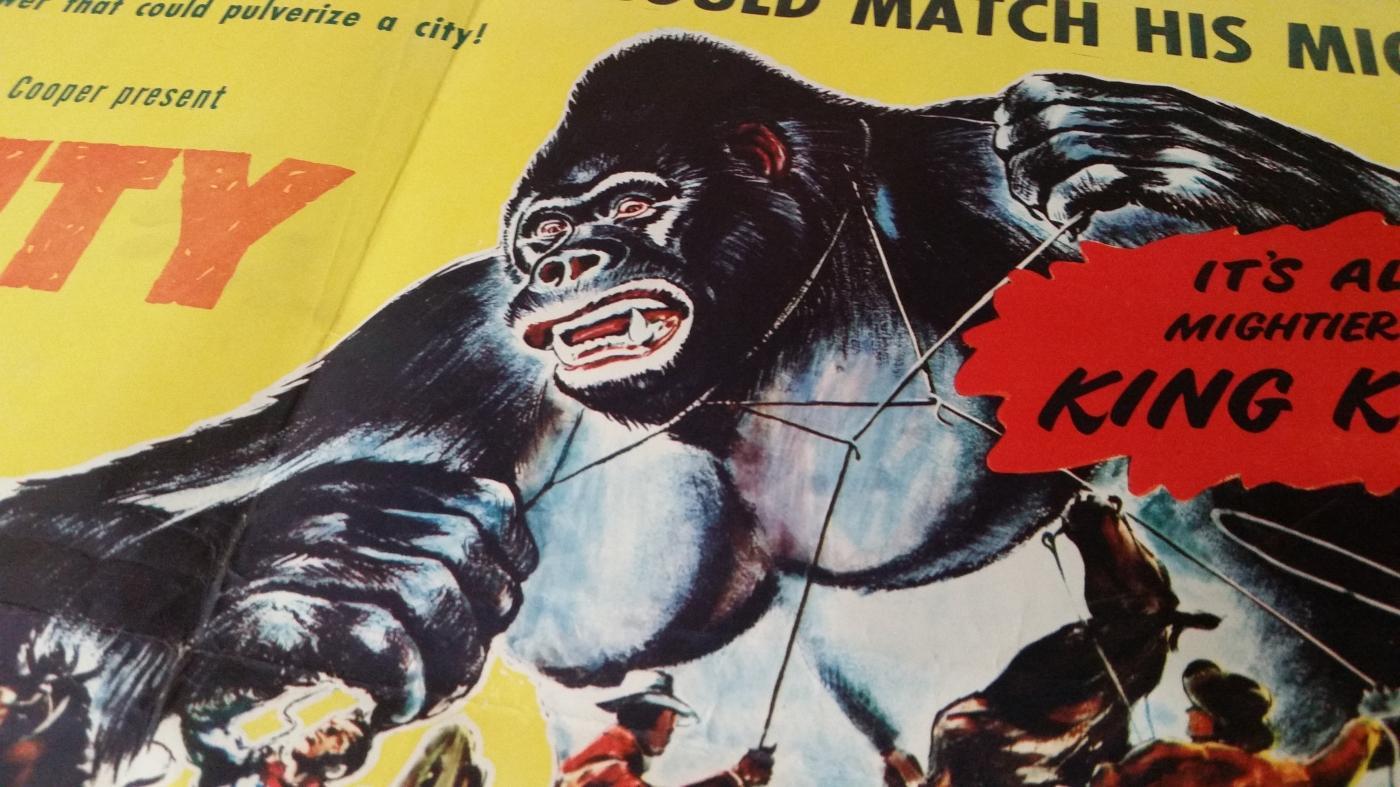Movie Poster Mighty Joe Young R-53 Original 1/2 Sheet