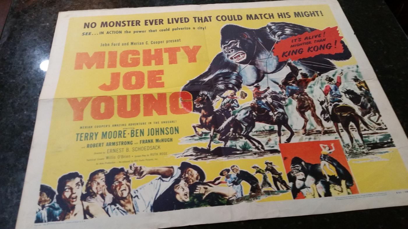 Movie Poster Mighty Joe Young R-53 Original 1/2 Sheet