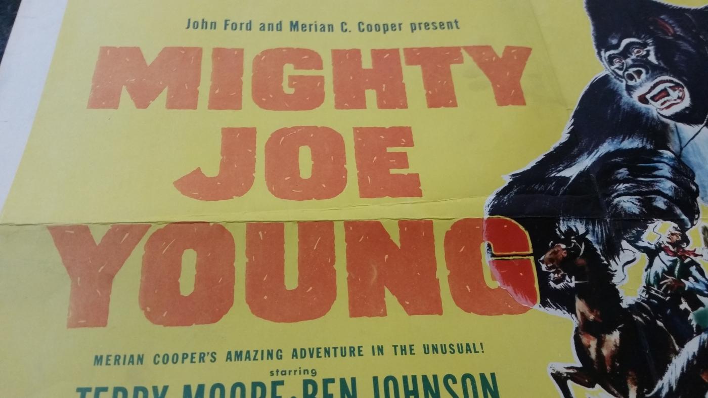 Movie Poster Mighty Joe Young R-53 Original 1/2 Sheet