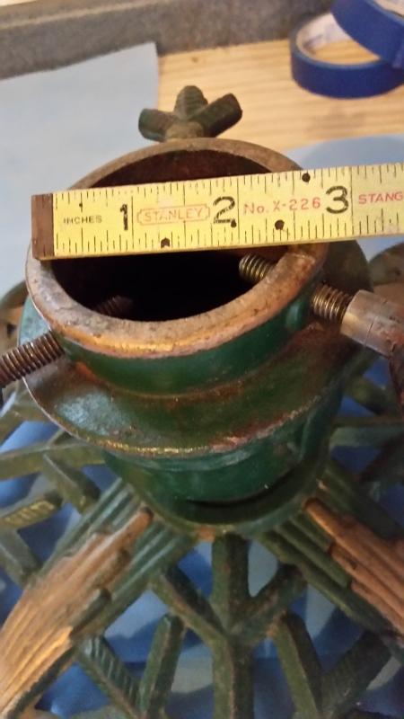 German Christmas Tree Stand Cast Iron Vintage