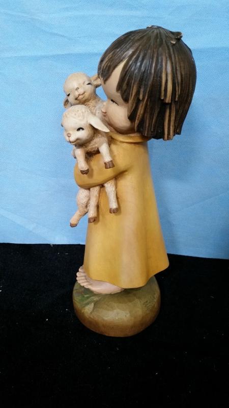 Anri 9.5 Inch Spring Arrival Hand Carved Wood