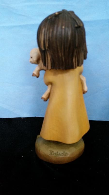 Anri 9.5 Inch Spring Arrival Hand Carved Wood