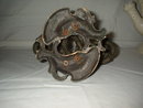 Double Antique French Bronze Candleholder