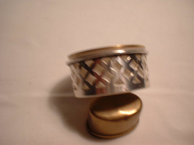 Individual Lenox Salt with Sterling Silver Holder