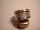 Individual Lenox Salt with Sterling Silver Holder