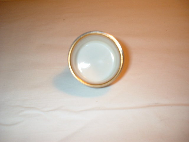 Individual Lenox Salt with Sterling Silver Holder
