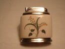 Ronson Porcelain & Silverplated Table Lighter