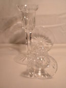 A Pair of Vintage Waterford Candlesticks