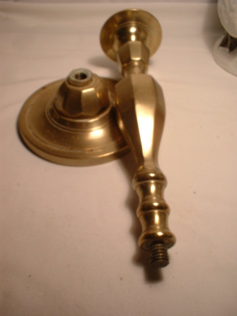 A Pair of Vintage Brass Candlesticks