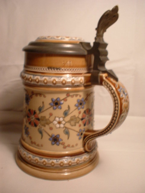 Antique Mettlach Stein