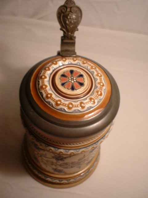 Antique Mettlach Stein
