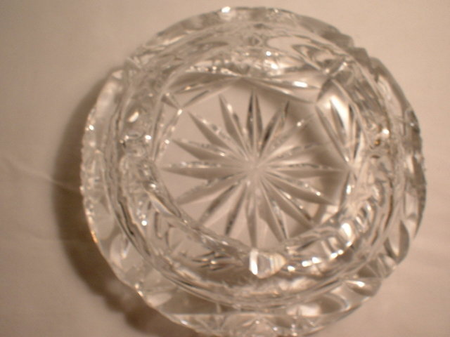 Cut Glass Ash Tray