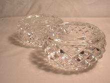 Pair of Waterford Diamond Cut Ash Trays